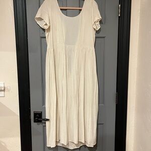 Christy Dawn Ivory Textured Dress